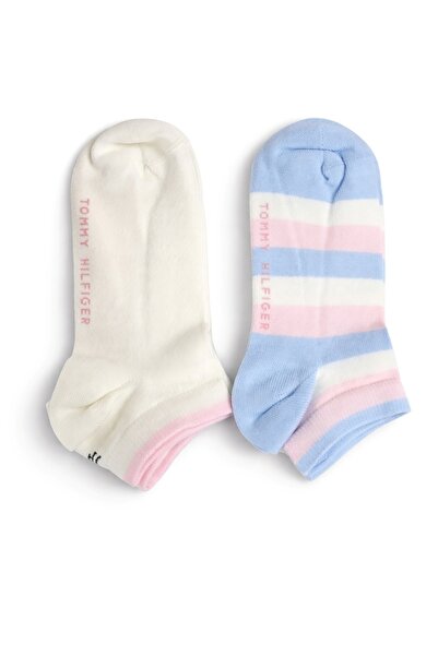 Tommy Hilfiger Th 4'lü paket pamuklu unisex çorap