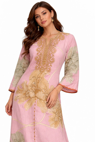 THOGUE Luxurious long embroidered women's jalabiya