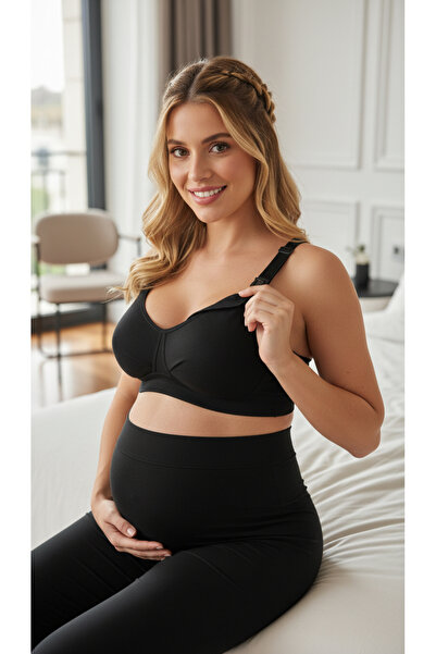 Albak İç Giyim Kadın Emzirme Hamile Pamuklu Açılabilir Emzirme Sütyeni