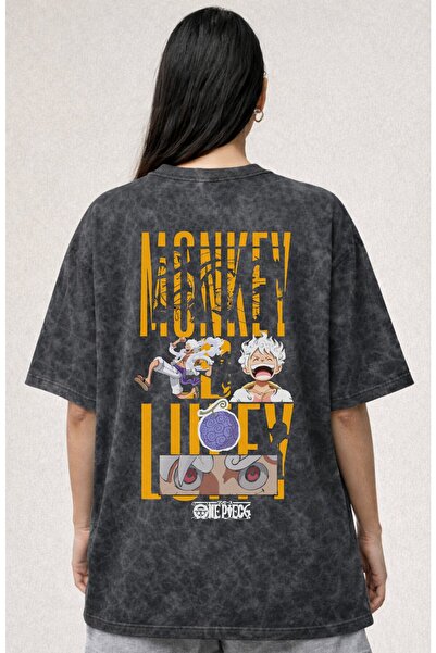 SEVBANO Σχεδιασμός Monkey D. Luffy One Piece Anime με στάμπα Unisex Oversize ...