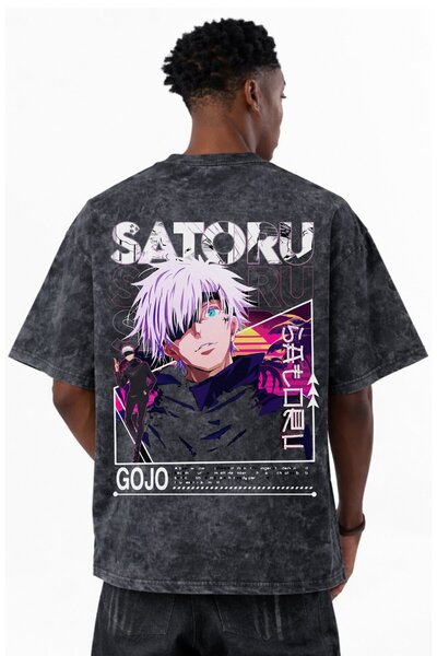 SEVBANO Dizajn Gojo Satoru Jujutsu Kaisen anime majica sa printom, unisex, ov...