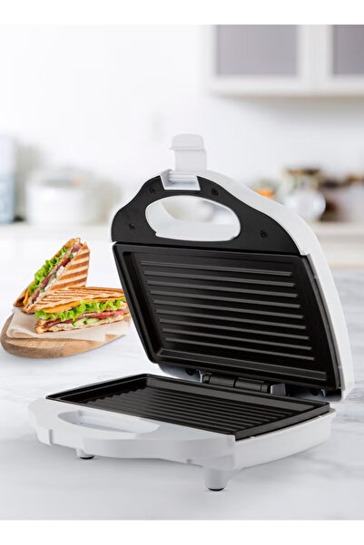 BSMBIOO Countertop Sandwich Maker 750 W 90534/1 White