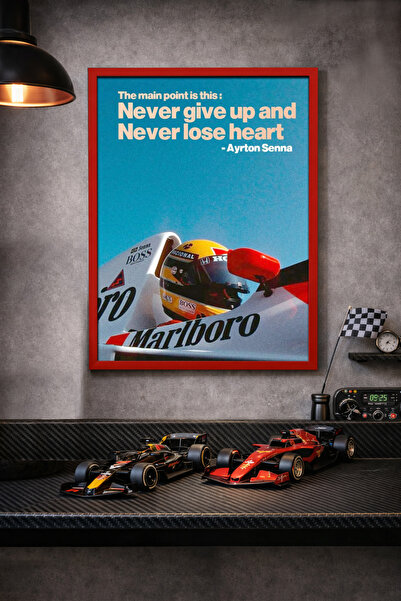 Turkish Riders F1 Μην τα παρατάτε ποτέ - Άριτον Σένα / Υψηλής ποιότητας εκτύπ...