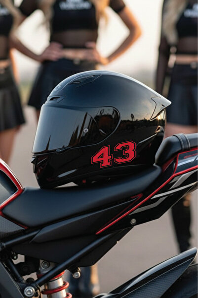 Yalıgraf Reklam Tabela Helmet Number Sticker - City License Plate Codes - Rac...