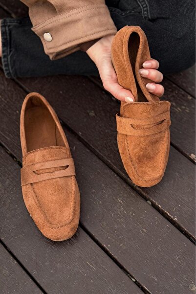 I Love Shoes Orvino Tan Suede Daily Women's Flat Shoes