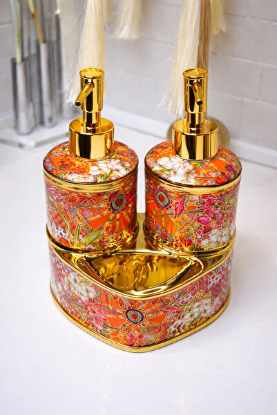 LOVER'S KİTCHEN aradığınız herşey Gold Lüks 2'li Sıvı Sabunluk Seti-Dekoratif...