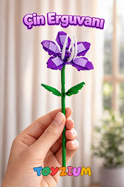 Shem Florist Çin Erguvanı Yapı Blok Çiçek Seti (89 Parça) - Cercis Chinensis ...