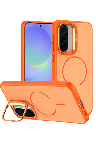 Rivor Galaxy A17 Compatible Case with Camera Stand, Magsafe Supported Matte P...