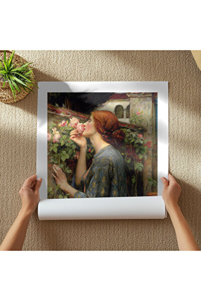 Pixaflair - John William Waterhouse's The Soul of the Rose - Tablo - Çerçevesiz Poster
