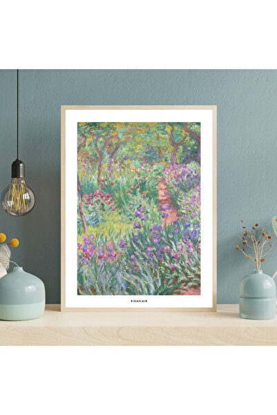 Pixaflair - The Artist’s Garden in Giverny by Claude Monet - Tablo - Çerçevesiz Poster