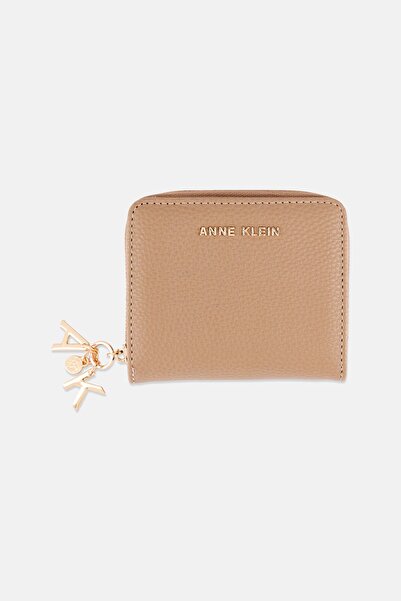 Anne Klein Women Brand Logo Multi Purpose Wallet, Tan