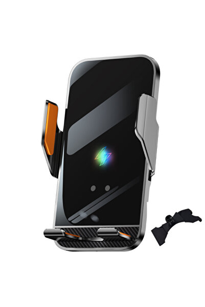 VELTROVA Suport telefon cu incarcare wireless 15W, prindere dedicata pentru M...