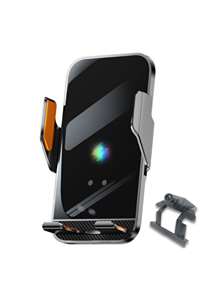 VELTROVA Suport telefon cu incarcare wireless 15W, prindere dedicata pentru P...