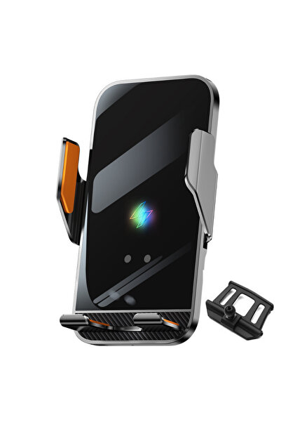 VELTROVA Suport telefon cu incarcare wireless 15W, prindere dedicata pentru N...