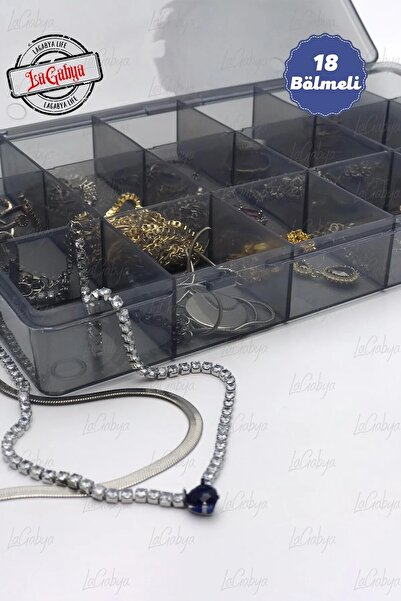 özgürce Çok Bölmeli Lüks Takı ve İlaç Saklama Kutusu, Organizatör