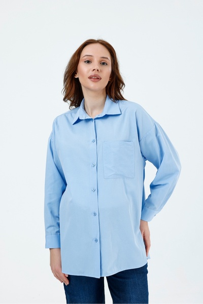 KATLİN MATERNİTY WEAR Πουκάμισο για έγκυες oversized Mold Ποπλίνα από ύφασμα,...