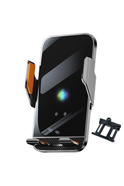 VELTROVA Suport telefon cu incarcare wireless 15W, prindere dedicata pentru M...