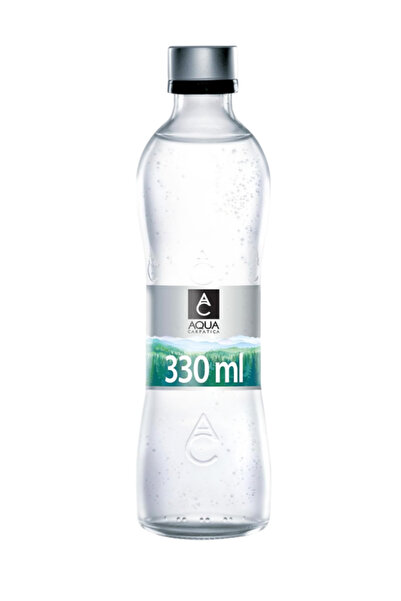 YABANEEZ SPARKLING WATER (GLASS BOTTLE) (330ML) "AQUA CARPATICA" (CARTOON OF ...