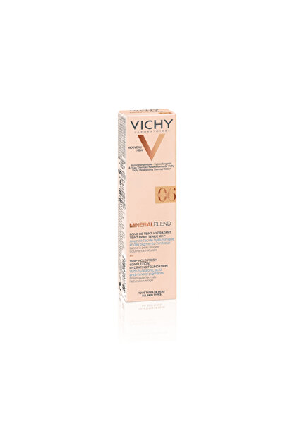 Vichy مزيج مكياج معدني، لون أصفر داكن (06 أوكر)، 30 مل