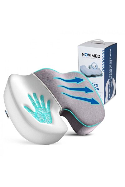 Back House Orthopedic Seat Cushion with U-Shaped Cutout – Tailbone & Lower Ba...