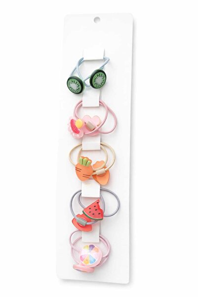 lindamina 2-Piece Rubber Buckle, 5 Pairs in One Card