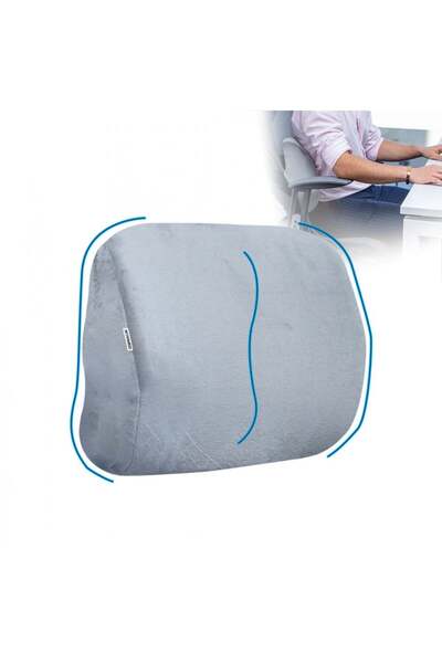 Back House Back Support Pillow for Chair & Car Seat – Ergonomic Memory Foam C...