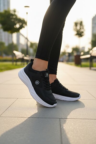 enoch حذاء رياضي نسائي بألواح شبكية وحذاء ويف سول