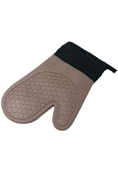 PUFO Mănușă de bucătărie simplă din silicon pentru grătar sau cuptor, cu căpt...