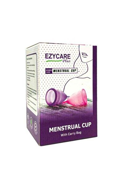 EzyCare كوب حيض مع حقيبة حمل مقاس كبير