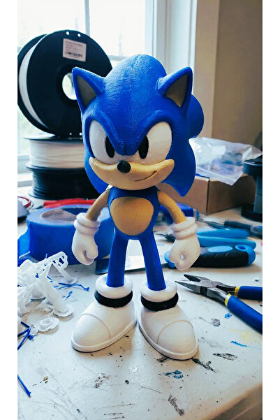 Yeterix Sonic Figür Boyama Seti (Boya Ve 1 Adet Fırça İle Gelir)