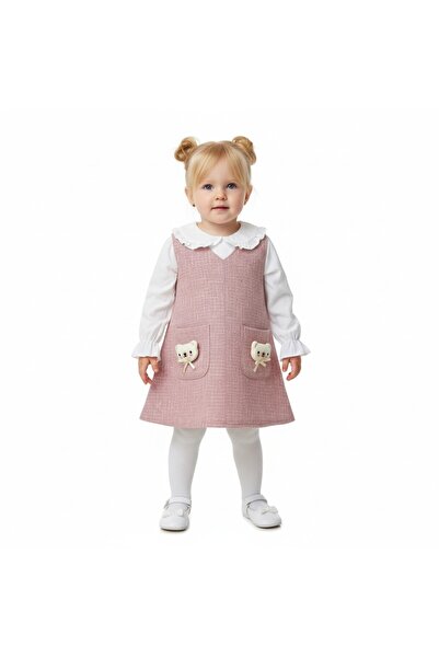 SeaBubbles Girl's Gilet Dress with Shirt