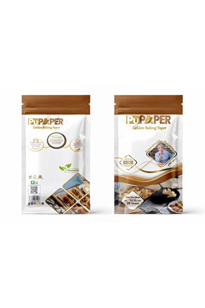 PuPaper Square baking paper, 26 pieces, 30*30 cm, 4 packs, heat and oil resis...