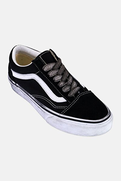 Vans Women Old Skool Lace Up Skateboarding Shoes, Black