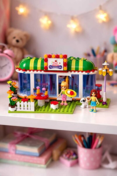 TOHA 310 Piece Sweet Girl Dessert Cafe Building Block Set – Girls' Building a...