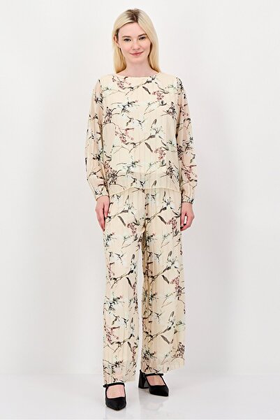 JASON WU Women 2 Piece Floral Pattern Top And Palazzo Pants, Multicolor