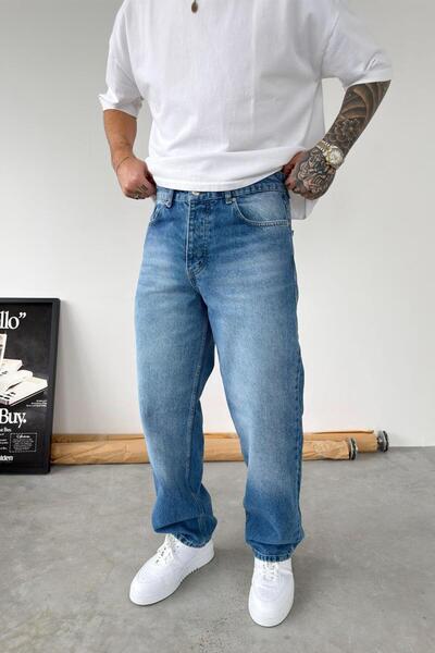 HAFKAGİYİM Plave Premium Osnovni Obične Hlače