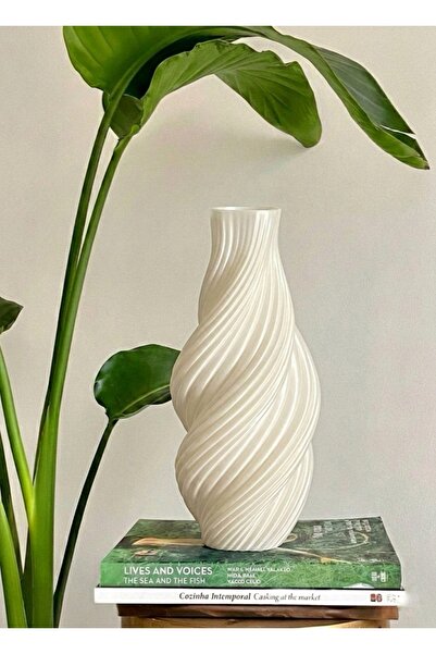 Formot مزهرية زخرفية حلزونية الشكل من هيليكس 10x21 سم