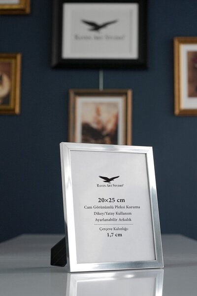 Raven Art Studio Ermitaj 20x25cm Inox Silver Picture Photo Document Αφίσα Πλα...