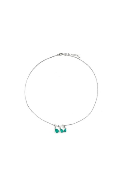 Luxenter Colier Kaiau din Argint 925 cu Cuarț Paraiba