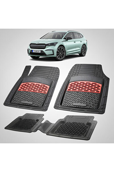 TEAMCAR Covorase Skoda Enyaq iV I Compatibile 2020+ | Red