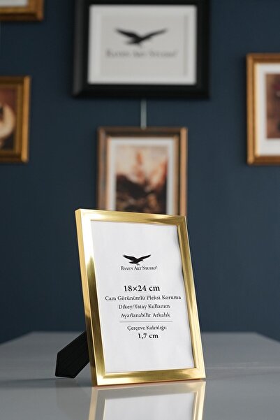 Raven Art Studio Ermitaj 18x24 cm Inox Gold Πλαίσιο για έργα τέχνης, φωτογραφ...