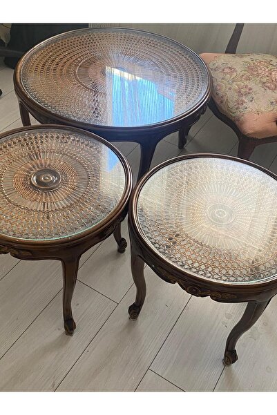 Vintage 3 LÜ HAZERAN CAM SEHPA