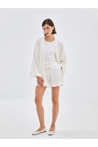 LC Waikiki Gerade Shorts für Damen – Elastischer Bund