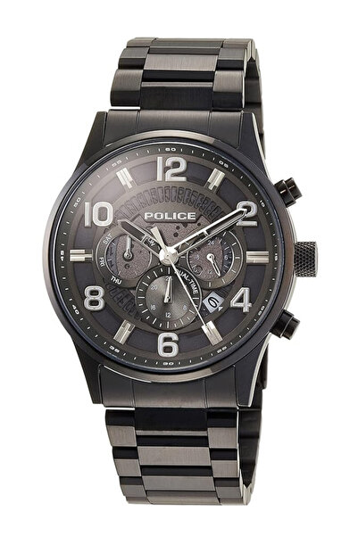 Police Men's Analogue Quartz Watch with Stainless Steel Strap Black