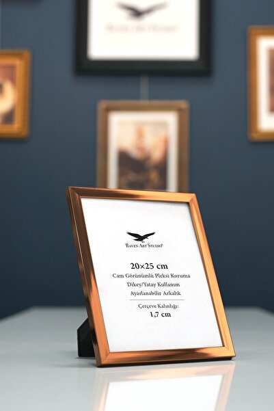 Raven Art Studio Ermitaj 20X25Cm Inox Bronze Picture Photo Document Poster Do...