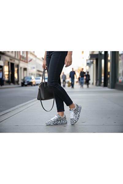 mersin md tekstil Women's Stoned Orthopedic Sports Shoes, Pack of Leopard Pri...