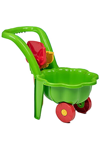 Bayo Roată de grădină pentru copii cu mistrie și greblă Verde margaretă