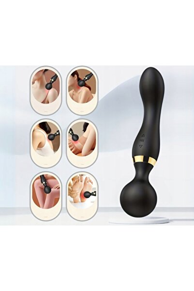 VERK Aparat pentru masaj corporal cu vibratii, negru