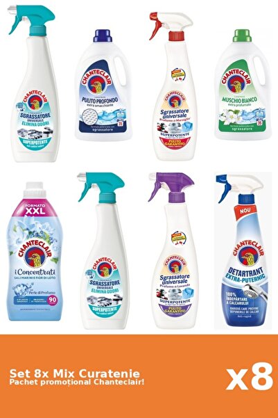 Chanteclair Set 8 Chanteclair Cleaning Mix: Lotus, Classic, Strong, White Mus...