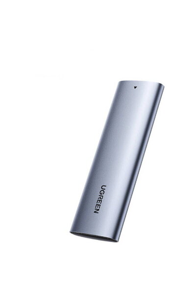 Ugreen CM400 M.2 B-Key Hard Drive Enclosure, NGFF, SATA (grey)